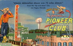 Pioneer Club Las Vegas, NV Postcard Postcard