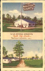 Nakatosh Courts North City Limits Postcard