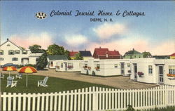 Colonial Tourist Home & Cottages Dieppe, NB Canada New Brunswick Postcard Postcard