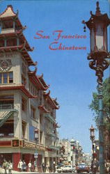 San Francisco Chinatown, Grant Avenue Postcard