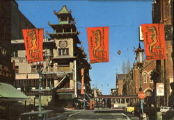 San Francisco Chinatown, Grant Avenue Postcard