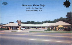 Shamrock Motor Lodge, 8420 1st Ave. Postcard