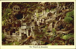 The Temple Of Jerusalem, Ave Maria Grotto Saint Bernard, AL Postcard Postcard