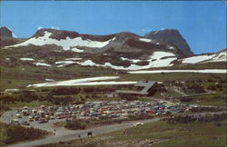 Logan Pass Visitor Center, Glacier National Park Montana Postcard Postcard