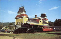 Passenger Excursion Train North Conway, NH Postcard Postcard