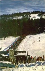 The Famous Mt. Cranmore Skimobile North Conway, NH Postcard Postcard