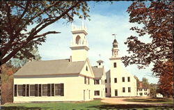 One Of The True Colonial Village Postcard