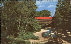 Swift River Covered Bridge No. 47 Conway, NH Postcard Postcard