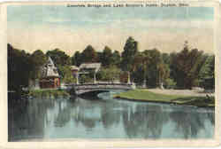 Concrete Bridge and Lake Soldier's Home Postcard