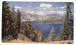 Oregon's Crater Lake National Park Postcard