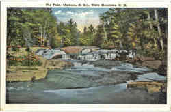 The Falls, Jackson, N. H Postcard