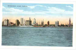 Waterfront Miami, FL Postcard Postcard