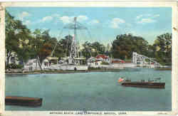 Bathing Beach, Lake Compounce Postcard