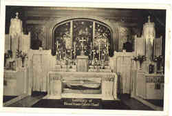 Sanctuary of Blessed Frances Cabrini Chapel New York City, NY Postcard Postcard