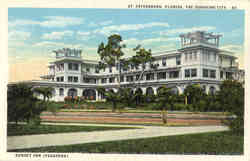 Sunset Inn (Pasadena) St. Petersburg, FL Postcard Postcard