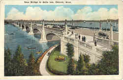 New Bridge to Belle Isle Postcard