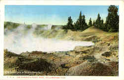 The Mammoth Paint Pots Yellowstone National Park, WY Postcard Postcard