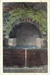 Crystal Spring in Laurel Park Hendersonville, NC Postcard Postcard