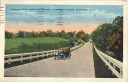 Sherman Blvd., Showing Country Club Golf Course Muskegon, MI Postcard Postcard