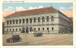 Public Library Postcard