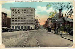 Washington Square Haverhill, MA Postcard Postcard