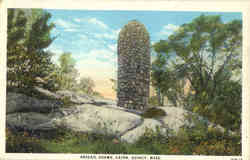 Abigail Adams, Cairn Quincy, MA Postcard Postcard