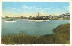 View of Lewis Bay, Hyannis Cape Cod, MA Postcard Postcard