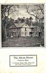 The Alcott House Concord, MA Postcard Postcard