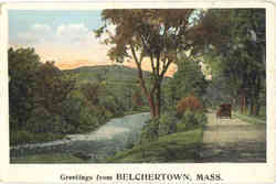 Greetings from Belchertown Postcard