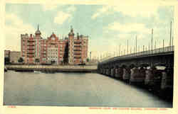 Riverbank Court and Harvard Building Cambridge, MA Postcard Postcard