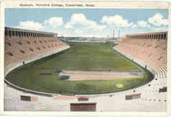 Stadium, Harvard College Postcard