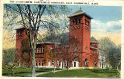 The Auditorium, Northfield Seminary Postcard