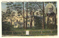 Elmwood, Home of James Russell Lowell Postcard