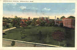 Springfield Hospital Massachusetts Postcard Postcard