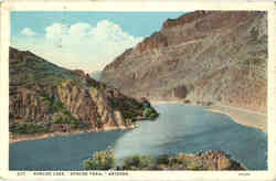 Apache Lake, "Apache Trail" Postcard