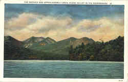 The Gothics And Upper Ausable Lakes, Keene Valley In The Adirondacks New York Postcard Postcard