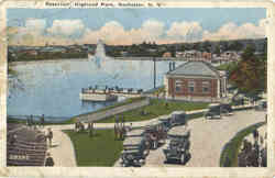 Reservoir, Highland Park Postcard