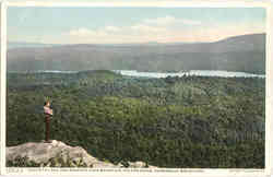 Seventh Lake And Seventh Lake Mountain, Fulton Chain Adirondacks, NY Postcard Postcard