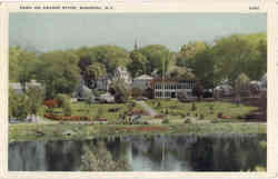 Park On Grasse River Postcard