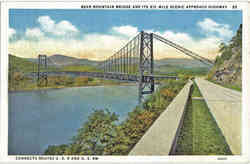 Bear Mountain Bridge And Its 3 & half Mile Scenic Approach Highway Postcard