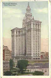 Municipal Building New York City, NY Postcard Postcard