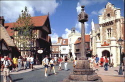 World Showcase Sup On British Fare Postcard