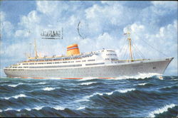 Norwegian America Line Postcard