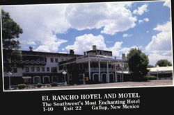 El Rancho Hotel And Motel, 1000 E. 66th Ave Postcard