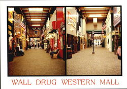 Wall Drug Western Mall Postcard