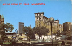 Rice Park St. Paul, MN Postcard Postcard