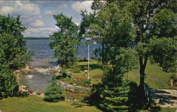 View Of Birch Lake And Boy River Hackensack, MN Postcard Postcard