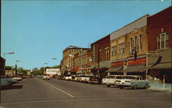 Sangamon Avenue Rantoul, IL Postcard Postcard