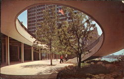 Flower Garden Pavilion, The Equtable Building Postcard