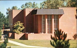 Monmouth College's Hewes Library Houses Illinois Postcard Postcard